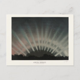 Postal Impresión de Aurora Borealis, Trouvelot, 1881, res
