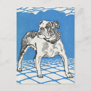 Postal Impresión de Bulldog (1912) por Moriz Jung.