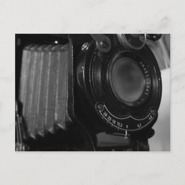 Postal Impresión de cámara clásica (Anverso)