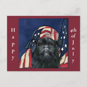 Postal Impresión de canvas de Affenpinscher