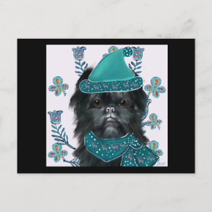 Postal Impresión de canvas de Affenpinscher