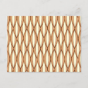 Postal Impresión de cinta de medio siglo - bronceado de c