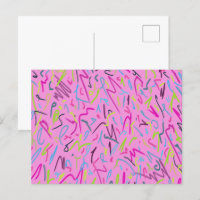 Impresión de época de los años 80 en rosa