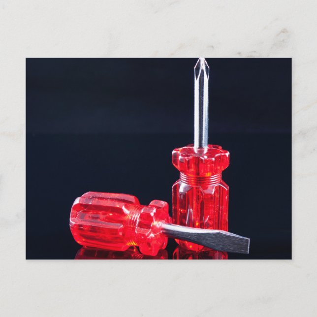 Postal Impresión de herramienta moderna de controladores  (Anverso)