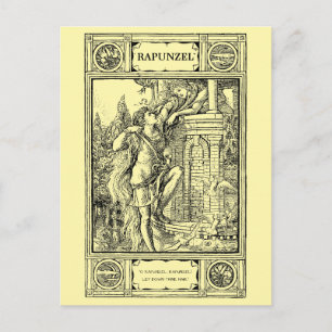 Postal Impresión de la era victoriana del cuento de hadas