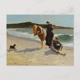 Postal Impresión de lienzo de marea alta de cabeza de águ