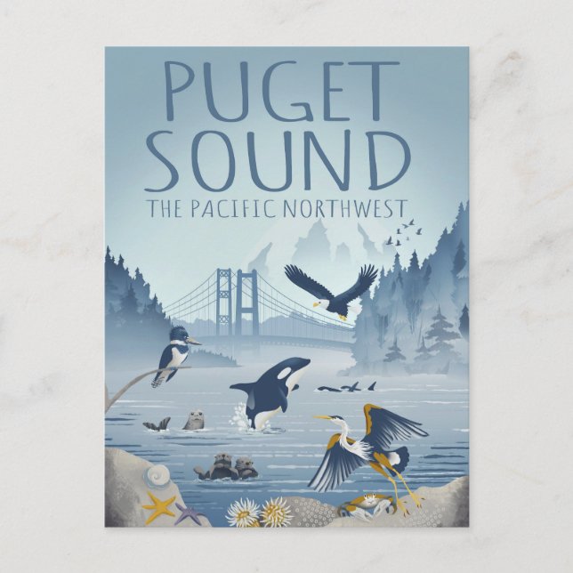 Postal Impresión de lienzo estirado (Anverso)