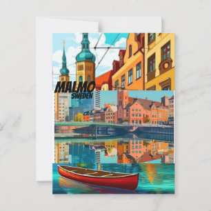 Postal Impresión de Malmo Decoración del hogar Malmo Suec
