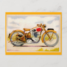 Postal Impresión de motocicletas de vintage