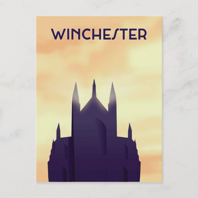 Postal Impresión de poster de afiches de viaje de la Cate (Anverso)