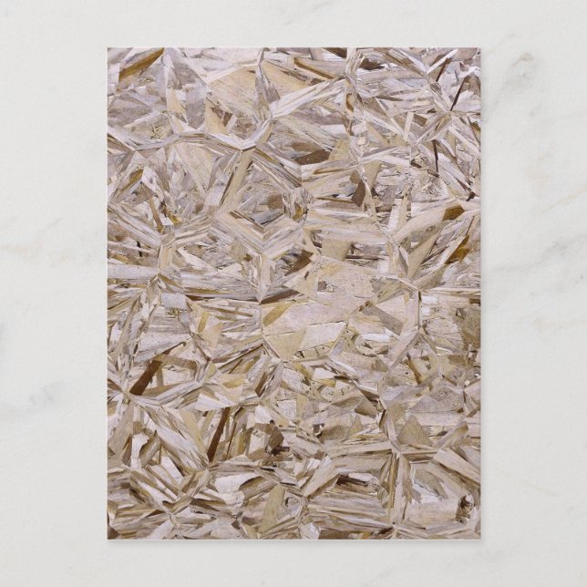 Postal Impresión de textura de madera contrachapada de co (Anverso)