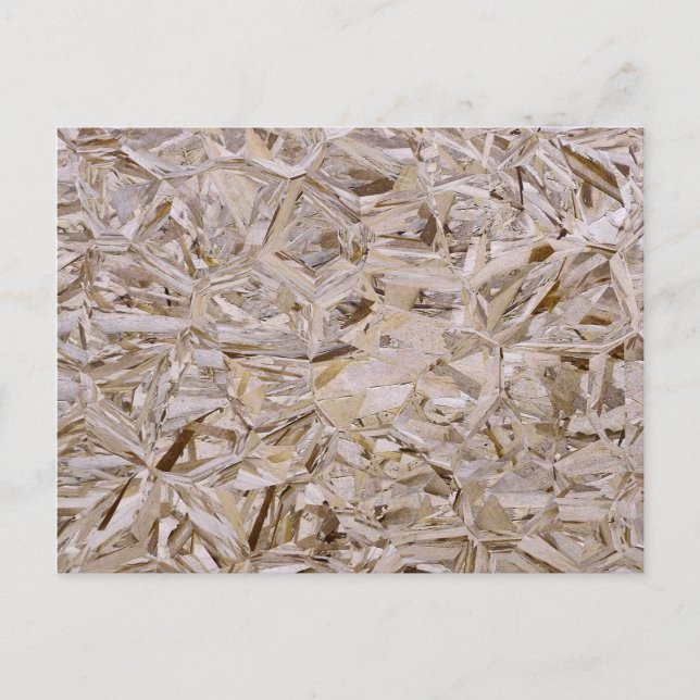 Postal Impresión de textura de madera contrachapada de co (Anverso)