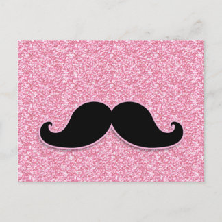 POSTAL IMPRESIÓN DE UNA PURPURINA ROSA DE MUSTACHE DE COL