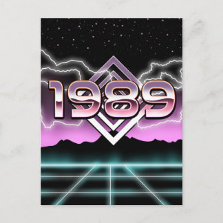 Postal Impresión fotográfica electrónica de 1989