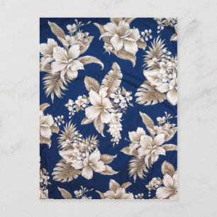 Postal Impresión hawaiana Aloha