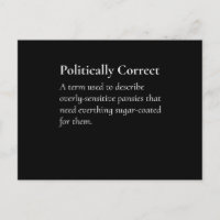 Impresión ofensiva de definición políticamente cor