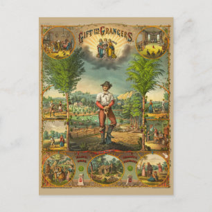 Postal Impresión promocional para miembros de Grange