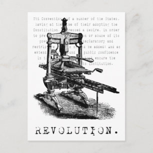 Postal Impresión = ¡REVOLUCIÓN!