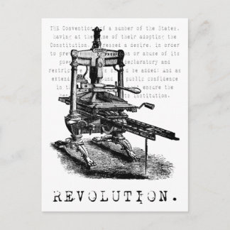 Postal Impresión = ¡REVOLUCIÓN!