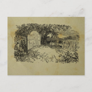 Postal Impresión vintage