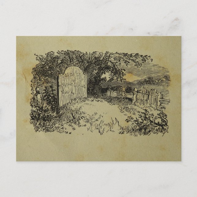 Postal Impresión vintage (Anverso)