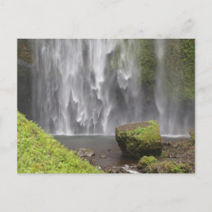 Postal Impresionante cascada de Oregón