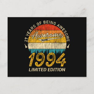 Postal Impresionante Desde 1994 Edición Limitada Regalo d