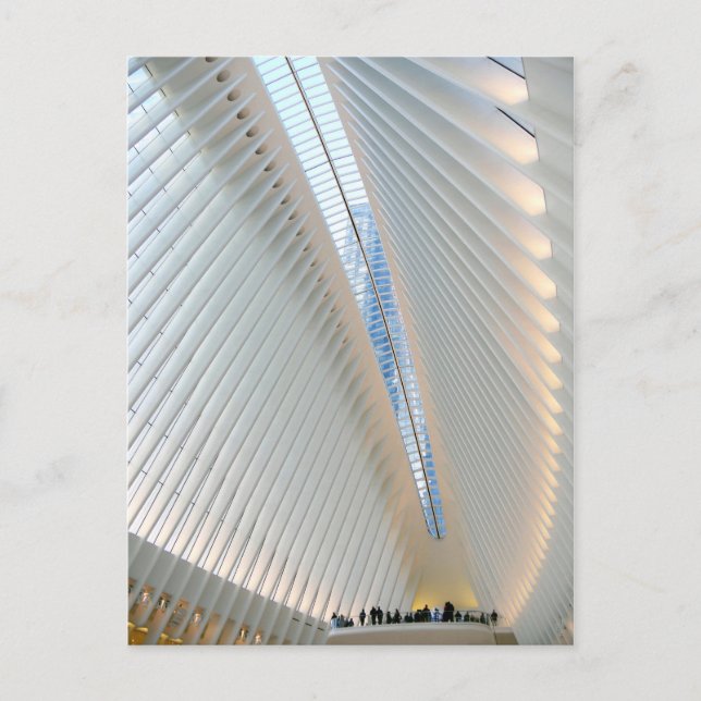 Postal Impresionante imagen del oculus en el WTC (Anverso)