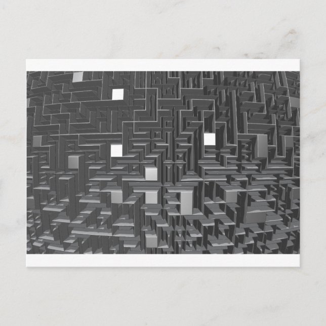 Postal Impresionante laberinto (Anverso)