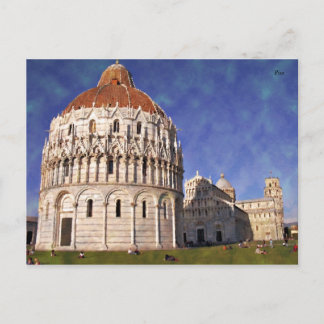 Postal Impresionante Pisa Miracoli