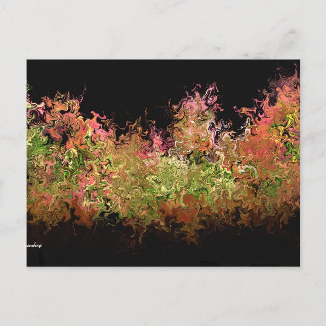 Postal Impresiones de caída (Anverso)