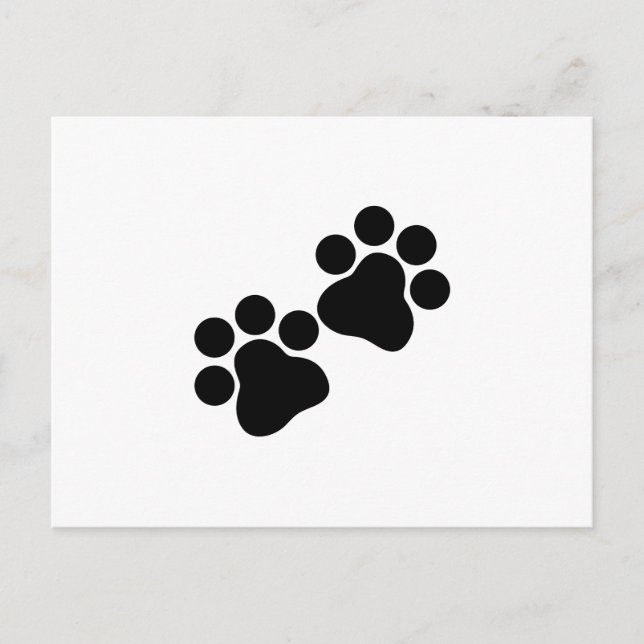 Postal Impresiones de gato (Anverso)