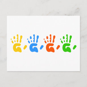 Postal Impresiones de mano