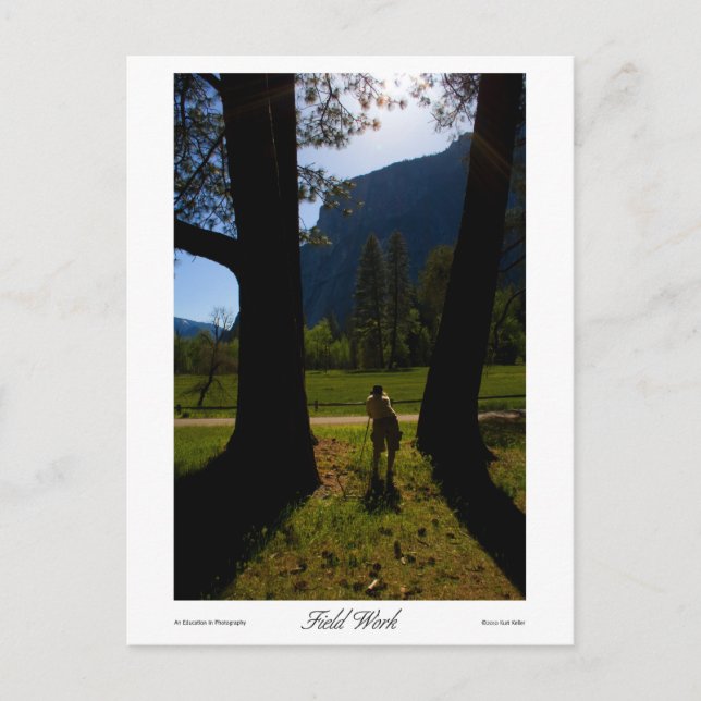 Postal Impresiones de trabajo de campo (Anverso)