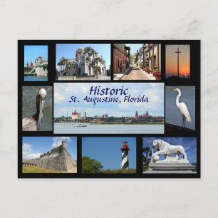 Postal Impresiones históricas de San Agustín, Florida Pos