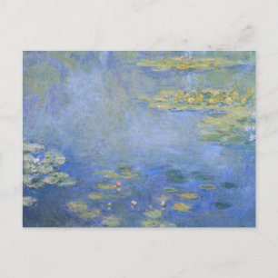Postal Impresionismo francés Claude Monet Waterlilies