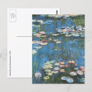 Postal Impresionismo vintage por Claude Monet