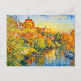 Postal Impressionist Autumn View of Havelberg Cathedral w