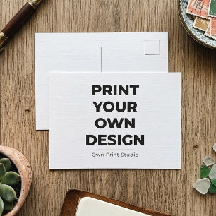 Postal Imprime tu propio diseño Imprimiendo el mío a me