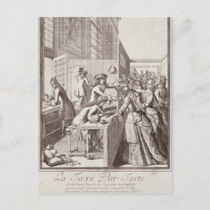 Postal Impuesto electoral, 1709