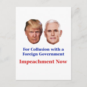 Postal Impugnar a Trump y la valla por la colusión