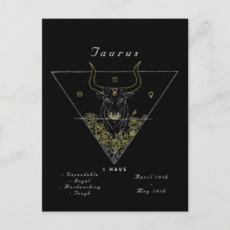 Postal 'Impulsado por Taurus'