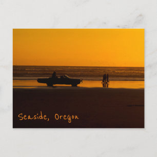 Postal Impulso al atardecer en la playa