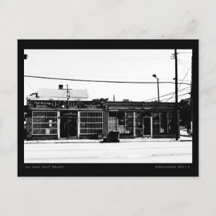Postal In and Out Mart Urban Street Scene