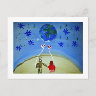 Postal ...In Other Words...art by Jutta Gabriel...