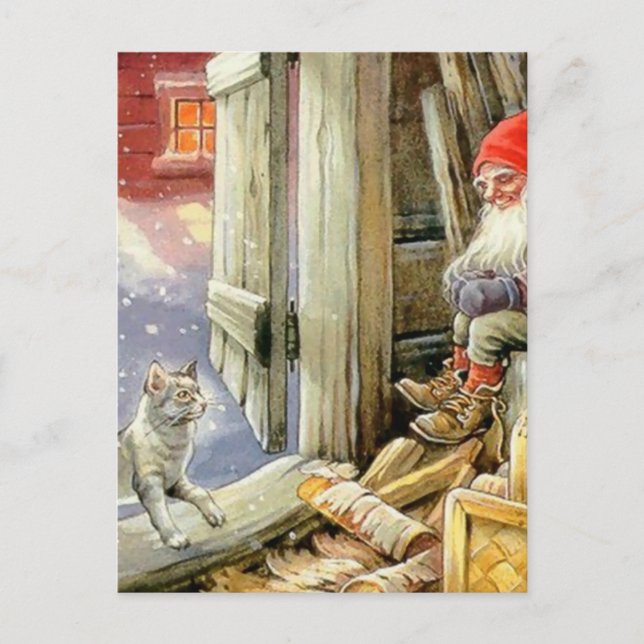 Postal "In the Woodshed" por Jenny Nystrom (Anverso)