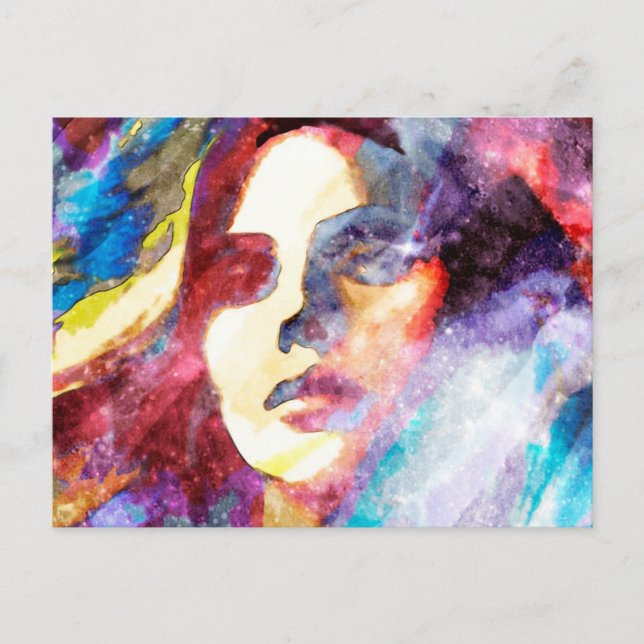 Postal Inanaa - Reina del cielo (Anverso)