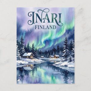 Postal Inari Finlandia