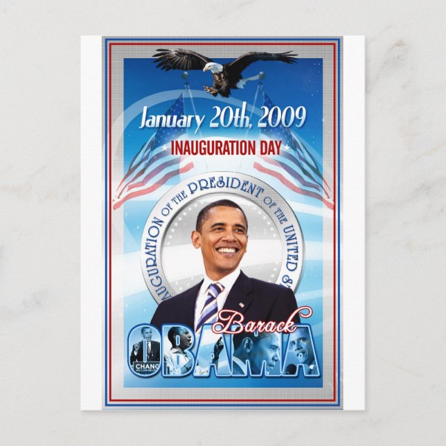 Postal Inauguración de Barack Obama (Anverso)