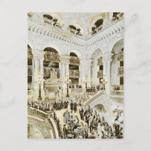 Postal Inauguración de la Ópera de París